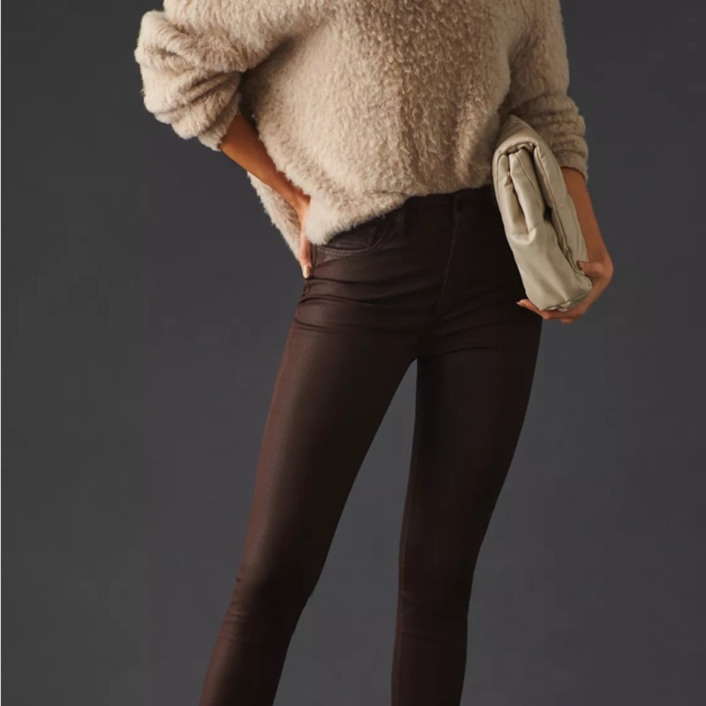 Joe's Jeans Brown High Rise Skinny Ankle
